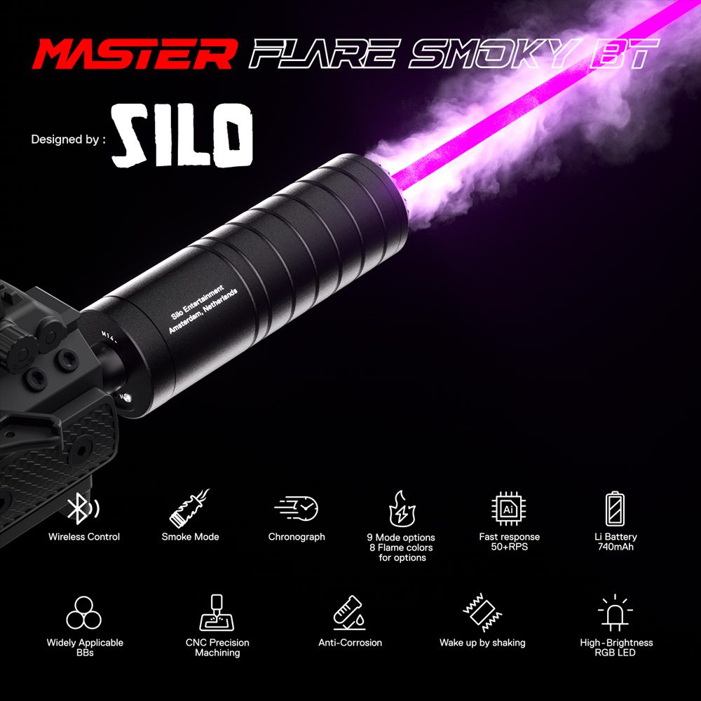 Flare Smoky BT Tracer Unit | Eshooter MASTER x Silo