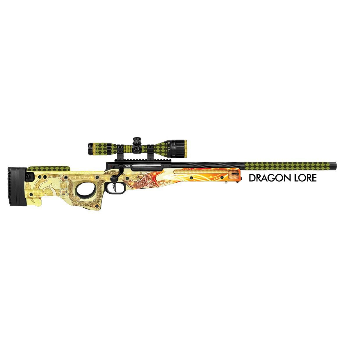 L96 Gun Camo Wrap