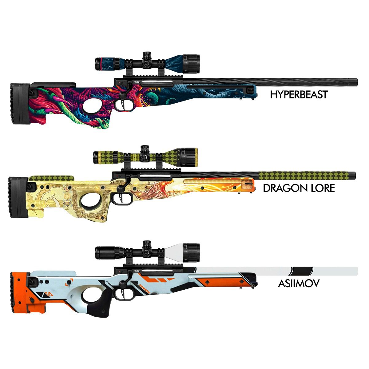 L96 Gun Camo Wrap