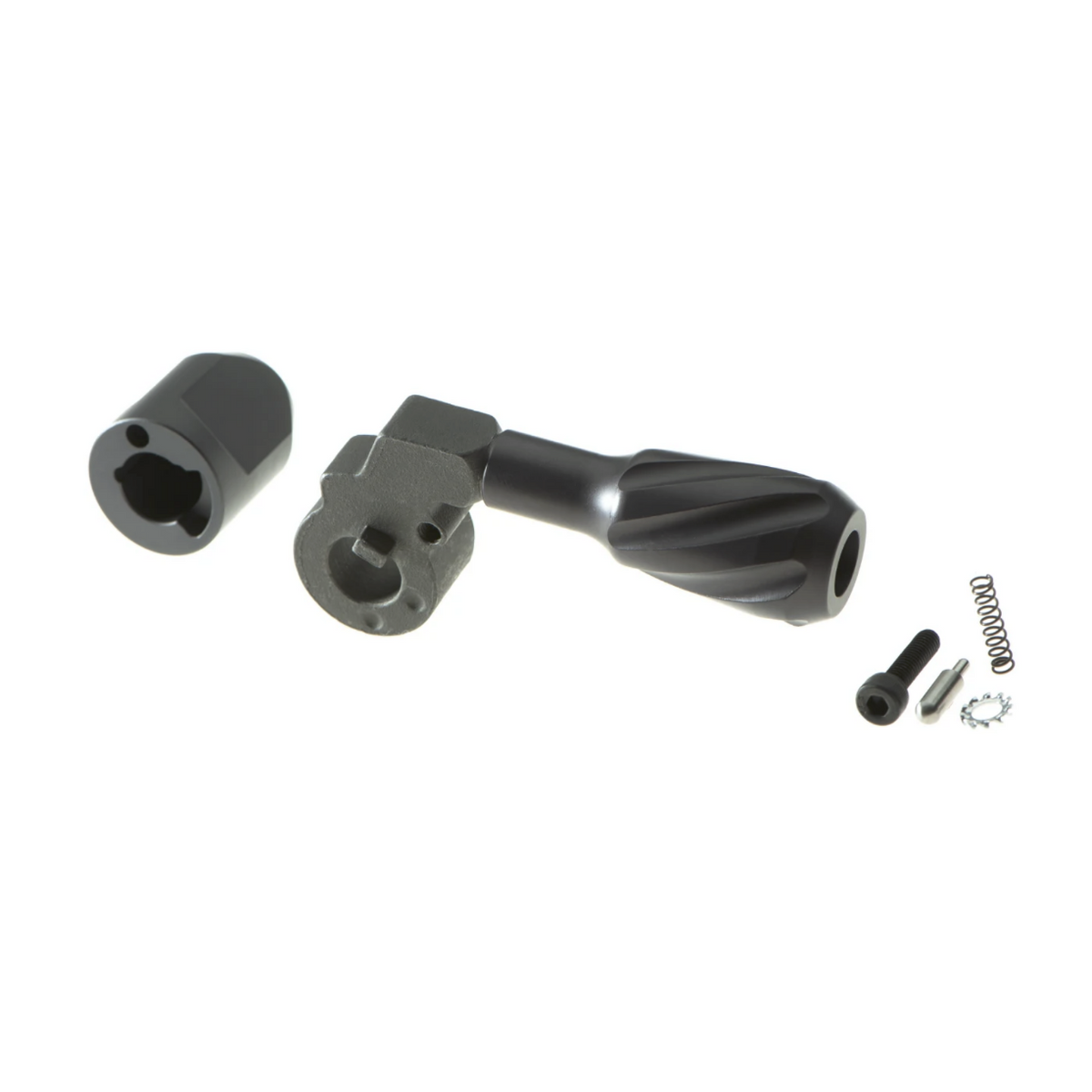 VSR-10/SSG-10 Twisted Solid Bolt Handle With End Cap for Right Hand
