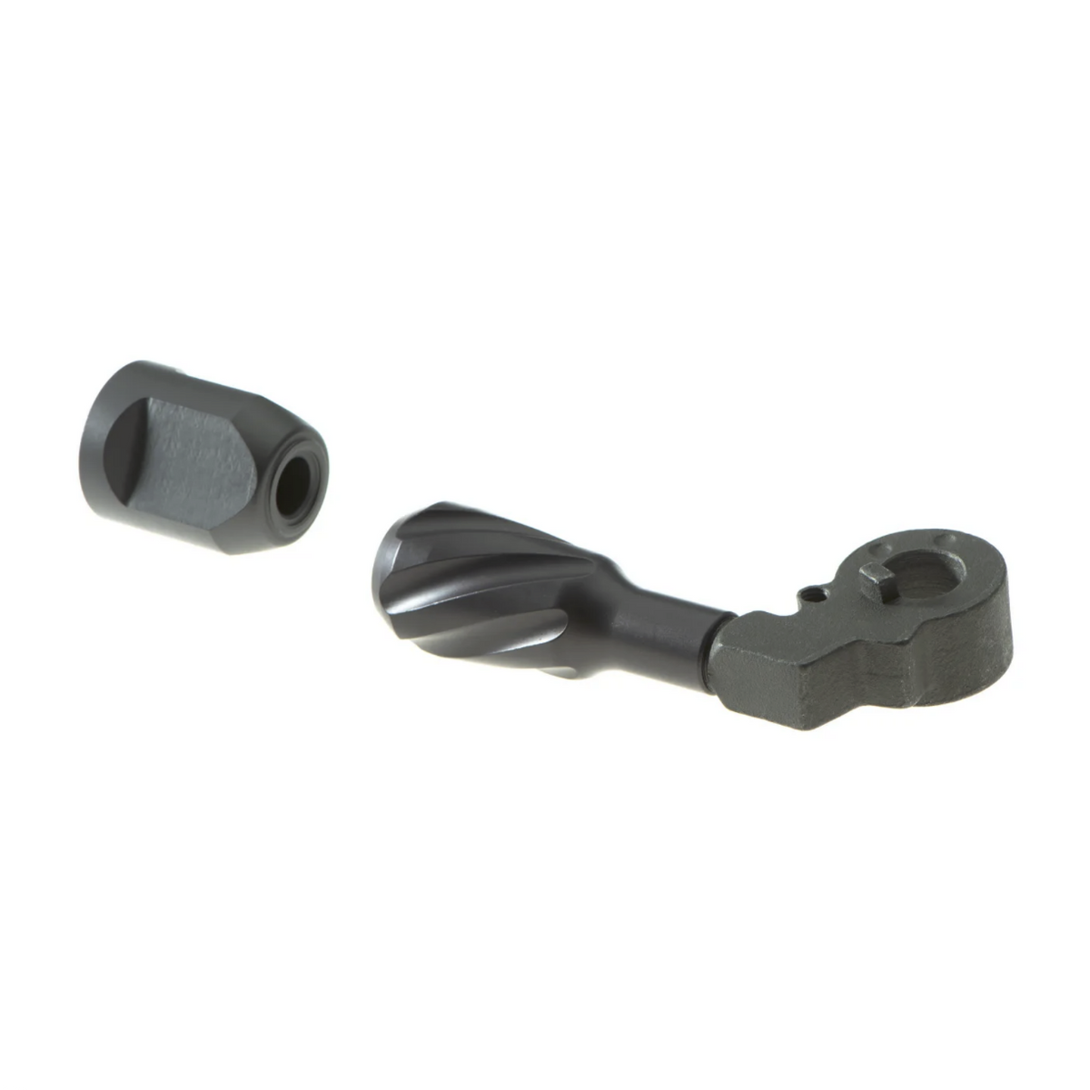 VSR-10/SSG-10 Twisted Solid Bolt Handle With End Cap for Right Hand