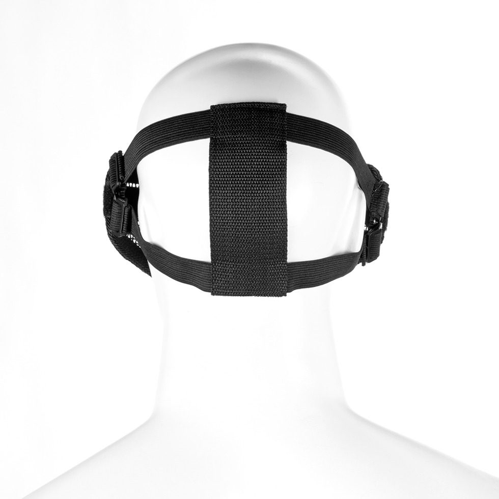 Steel Half Face Mask Skull