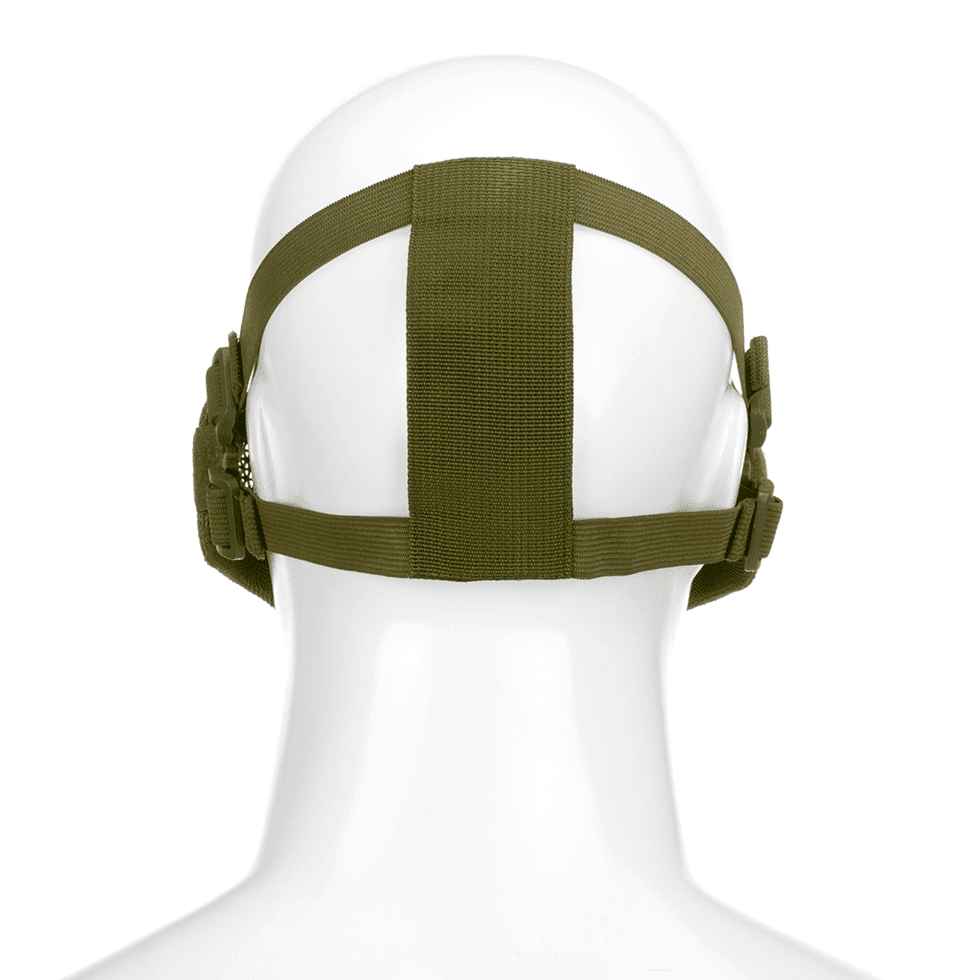 Steel Half Face Mask Skull