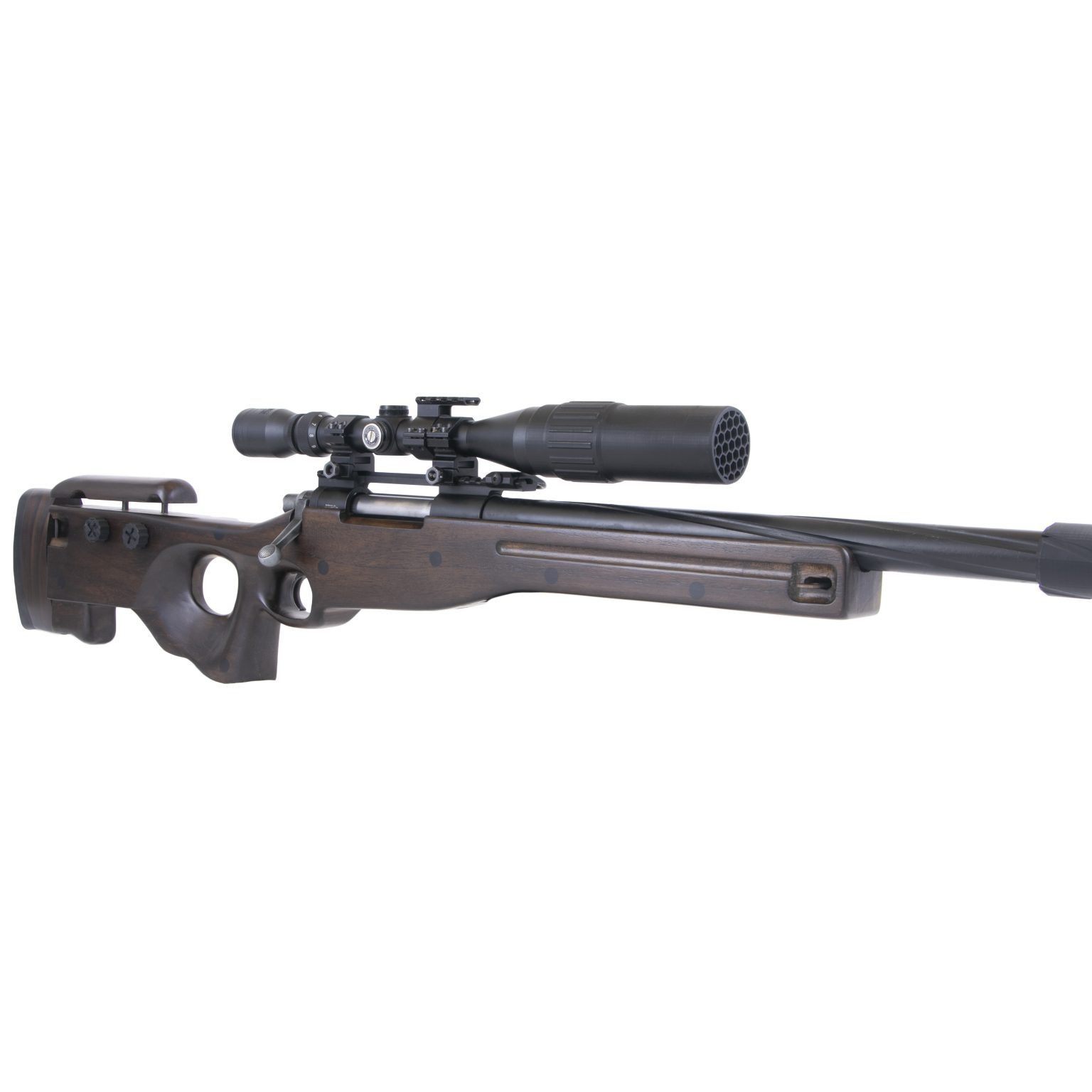 Teak Wood L96 Stock for SSG24 Silo Airsoft